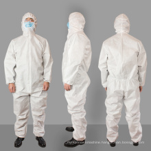 Sms Non-Woven Coverall Hospital Protective Suit Clothing Isolation Disposable Gown 50 G/M2 Against Corona Virus, Ebola